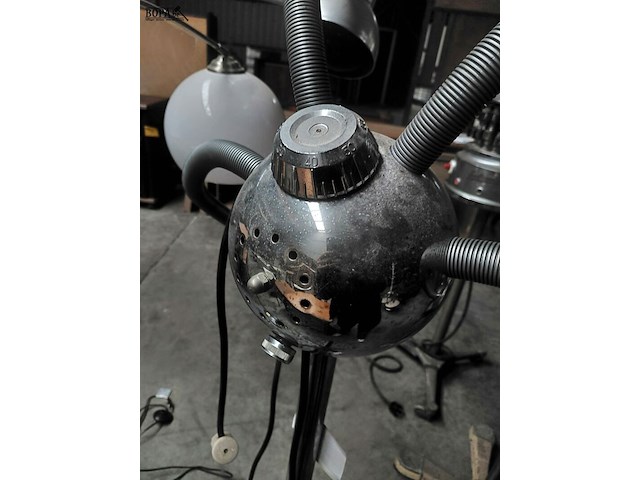 Lot 91 - vintage haardrooglamp '60 - eyeboll lamp in chroom - collect - afbeelding 6 van  6