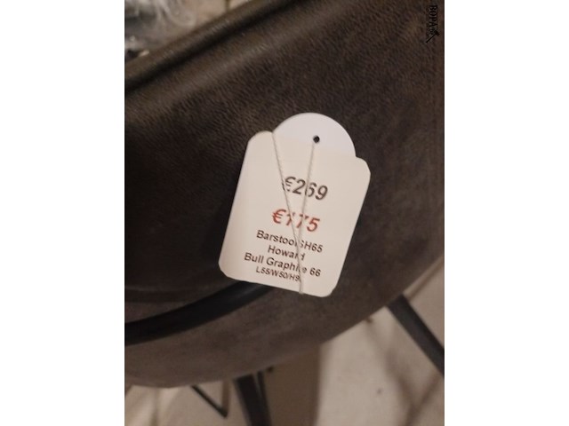 Lot 92 - barkruk. 2 stuks - afbeelding 6 van  6