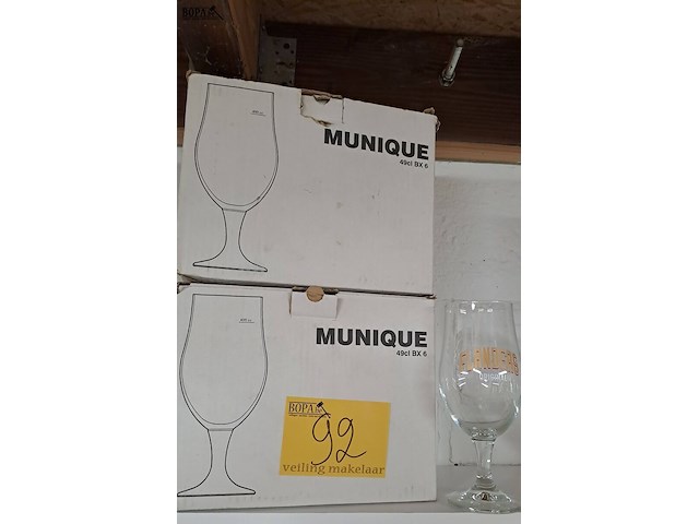 Lot 92 - flanders original glazen 12 stuks - afbeelding 2 van  2