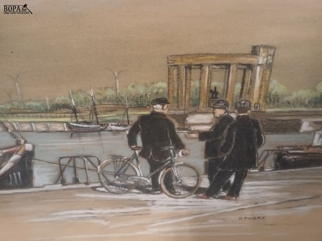 Lot 92 - tekeningen. 2 stuks - afbeelding 3 van  5