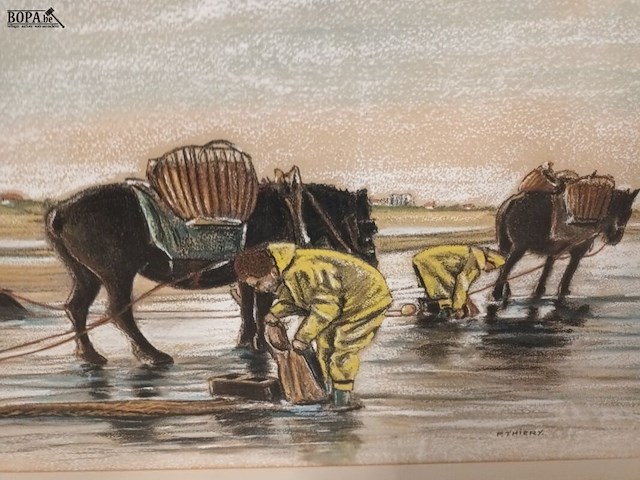 Lot 92 - tekeningen. 2 stuks - afbeelding 5 van  5