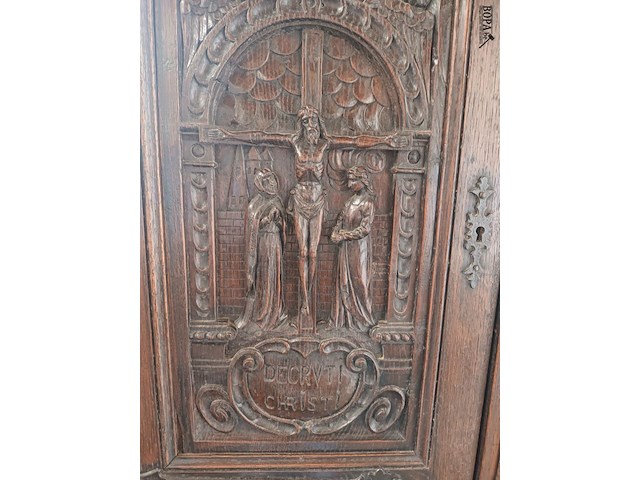 Lot 921 - antieke religieuze kast - afbeelding 2 van  6