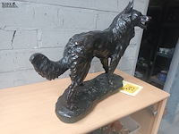 Lot 93 - beeld hond in plaaster - afbeelding 5 van  5