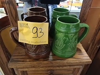 Lot 93 - bierpotten jasba. 2 stuks - afbeelding 1 van  5