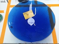 Lot 93 - blauwe schaal - afbeelding 4 van  4