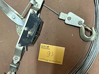 Lot 93 - handlier met staaldraadkabel - staaldraadtakel - 5 draadstan - afbeelding 1 van  4