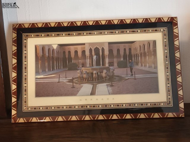 Lot 93 - kadertje granada - afbeelding 2 van  3