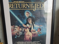 Lot 93 - poster star wars 1983 - afbeelding 1 van  4