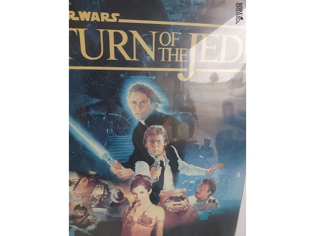 Lot 93 - poster star wars 1983 - afbeelding 2 van  4