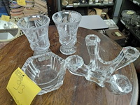 Lot 93 - set decoratief glaswerk oa. vsl - afbeelding 1 van  4