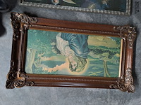 Lot 93 - trio religieuze kaders - afbeelding 2 van  4