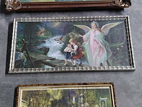 Lot 93 - trio religieuze kaders - afbeelding 4 van  4