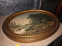 Lot 93 - vergulde kader met prent - afbeelding 3 van  3