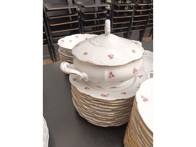 Lot 93 - vintage servies. 44 stuks - afbeelding 3 van  5