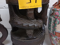 Lot 94 - afrikaanse houten sokkel - afbeelding 3 van  4