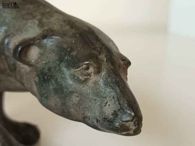 Lot 94 - bronzen sculptuur pierre chenet - afbeelding 5 van  6