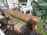 Lot 94 - houten bank - afbeelding 2 van  5