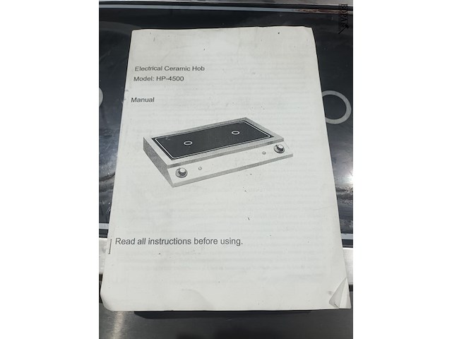 Lot 94 - keramische kookplaat - afbeelding 2 van  3