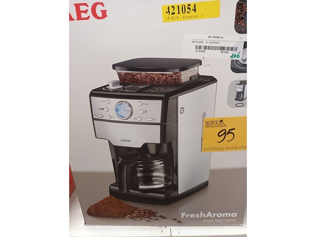 Lot 95 - aeg koffiezetapparaat - afbeelding 2 van  4