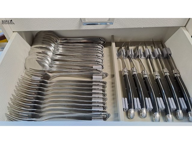 Lot 95 - bestekkoffers 2 stuks - afbeelding 4 van  6