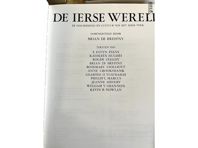 Lot 95 - de ierse wereld de geschiedenis en cultuur van het ierse vol - afbeelding 2 van  5