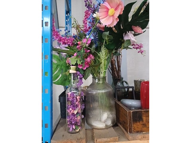 Lot 95 - lot decoratie en houten bakjes - afbeelding 4 van  7