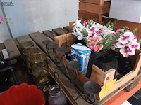 Lot 95 - lot decoratie en houten bakjes - afbeelding 6 van  7