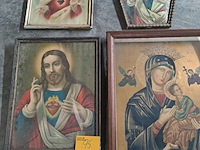 Lot 95 - set van 4 religieuze kaders - afbeelding 1 van  4