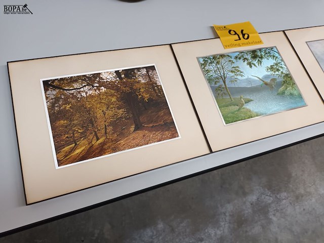 Lot 96 - kaders. 3 stuks - afbeelding 2 van  3