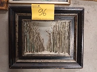 Lot 96 - schilderijen. 6 stuks - afbeelding 2 van  5