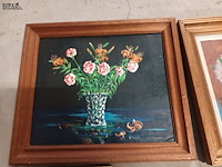 Lot 96 - schilderijen. 6 stuks - afbeelding 5 van  5