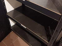 Lot 96 - zwart metalen rek - afbeelding 2 van  2