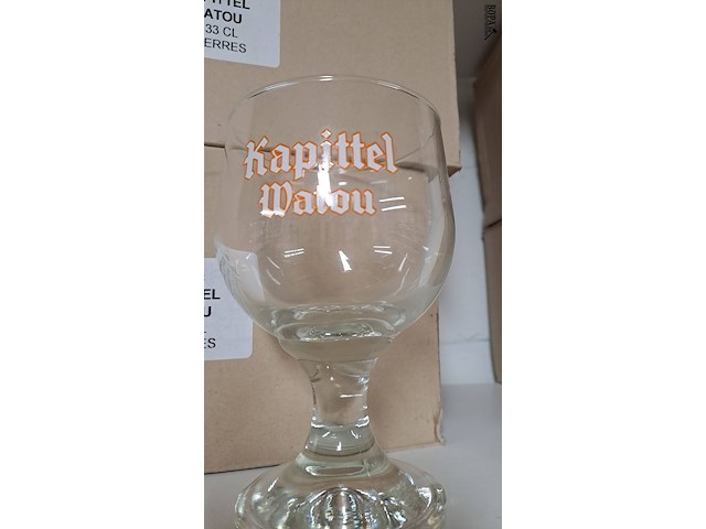 Lot 97 - kapittel watou glazen 12 stuks - afbeelding 1 van  2