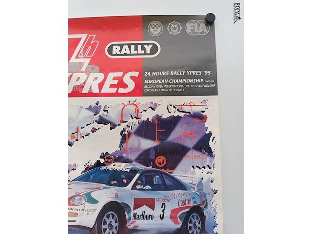 Lot 97 - poster ieper rally 1995 - afbeelding 3 van  3