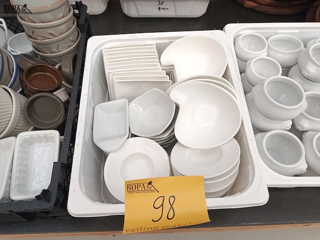 Lot 98 - aperitiefpotjes - afbeelding 4 van  4