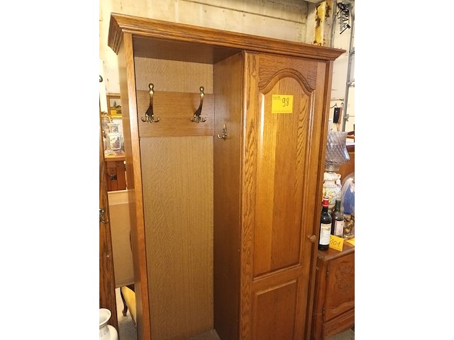 Lot 98 - hal meubel met schuifdeur en spiegel - afbeelding 4 van  5