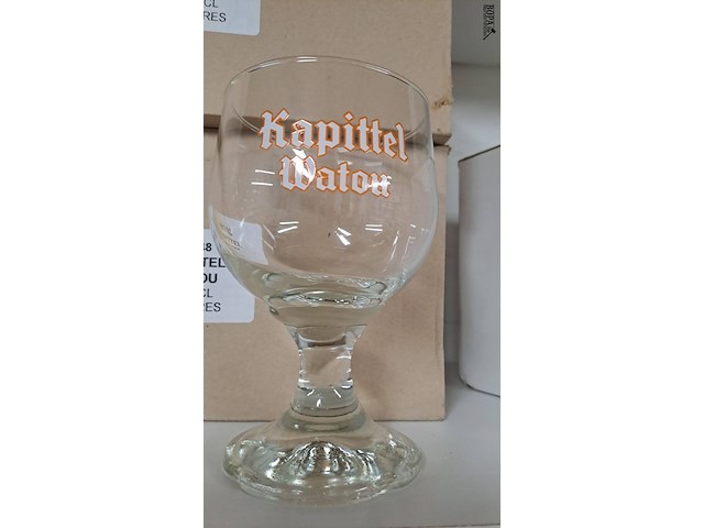 Lot 98 - kapittel watou glazen 12 stuks - afbeelding 1 van  2