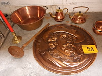 Lot 98 - lot koperwerk. 10 stuks - afbeelding 4 van  4