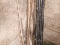 Lot 98 - metalen staven en buizen. 20 stuks - afbeelding 3 van  4