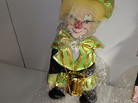 Lot 99 - clown popjes. 2 stuks - afbeelding 2 van  3