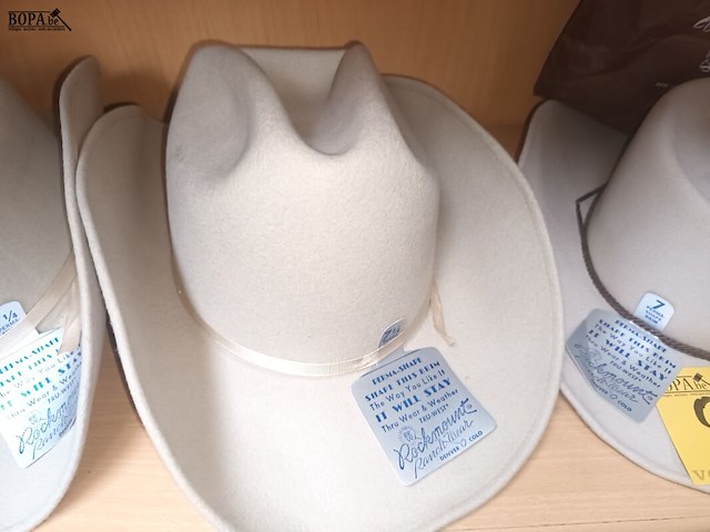 Lot 99 - cowboy hoed. 3 stuks - afbeelding 3 van  5