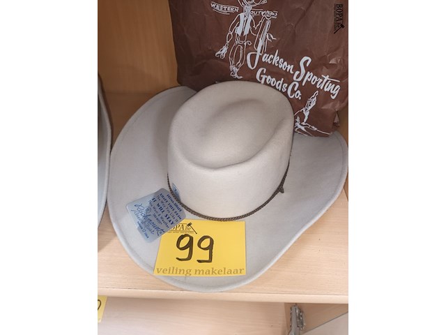 Lot 99 - cowboy hoed. 3 stuks - afbeelding 4 van  5