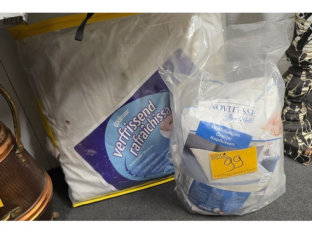 Lot 99 - hoofdkussens 2 stuks - afbeelding 1 van  3