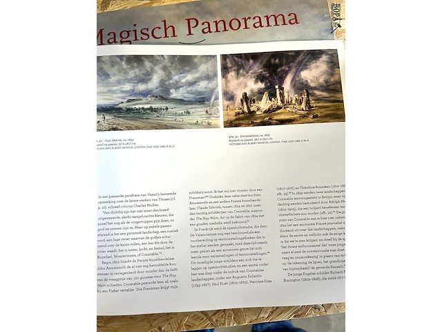 Lot 99 - johan constable olieverfschetsen en magische panorama 2 boek - afbeelding 2 van  8