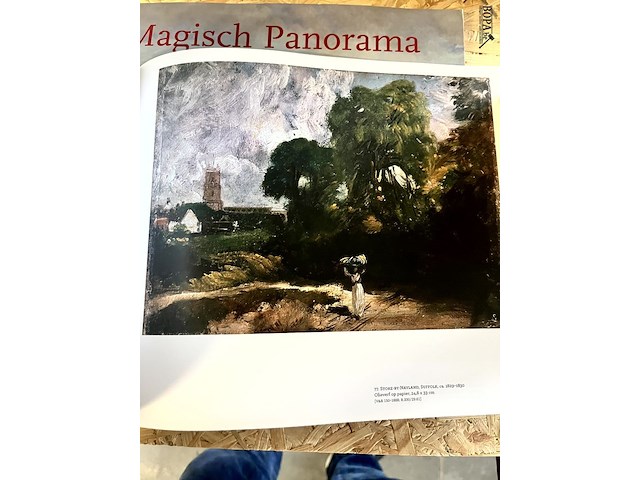 Lot 99 - johan constable olieverfschetsen en magische panorama 2 boek - afbeelding 4 van  8