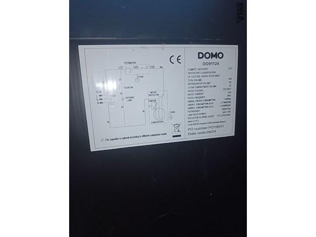 Lot 99 - koelkast domo - afbeelding 5 van  5