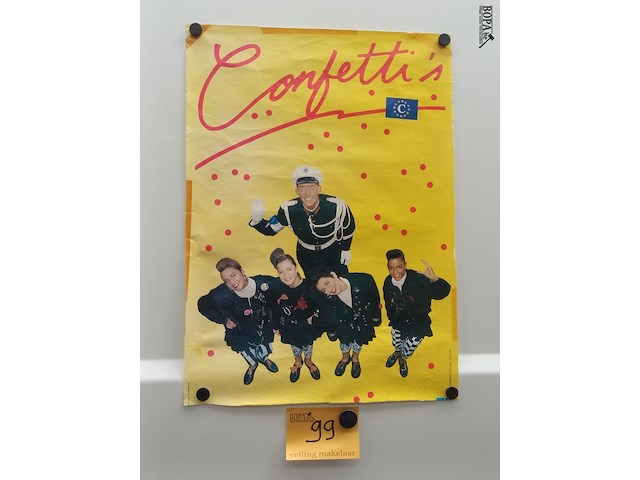 Lot 99 - poster confetti’s - afbeelding 2 van  2