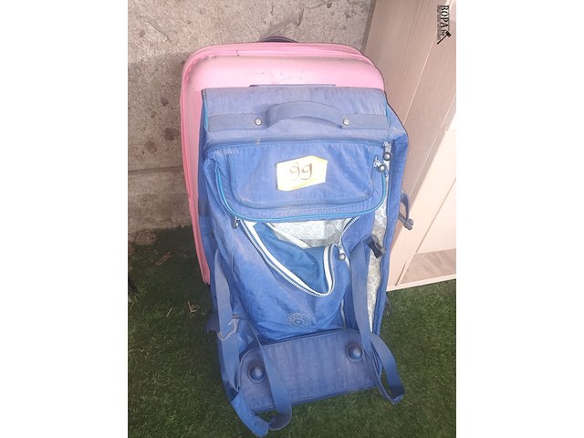 Lot 99 - reiskoffers. 2 stuks - afbeelding 1 van  2