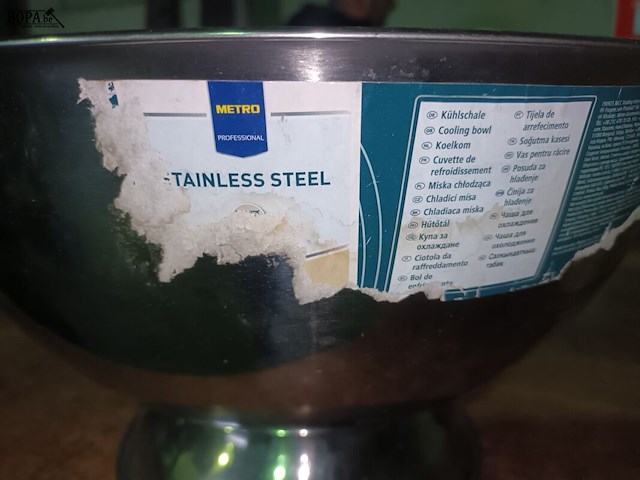 Lot 99 - ronde inox ijsemmers. 2 stuks - afbeelding 4 van  4