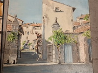 Lot 99 - schilderij. 4 stuks - afbeelding 3 van  5